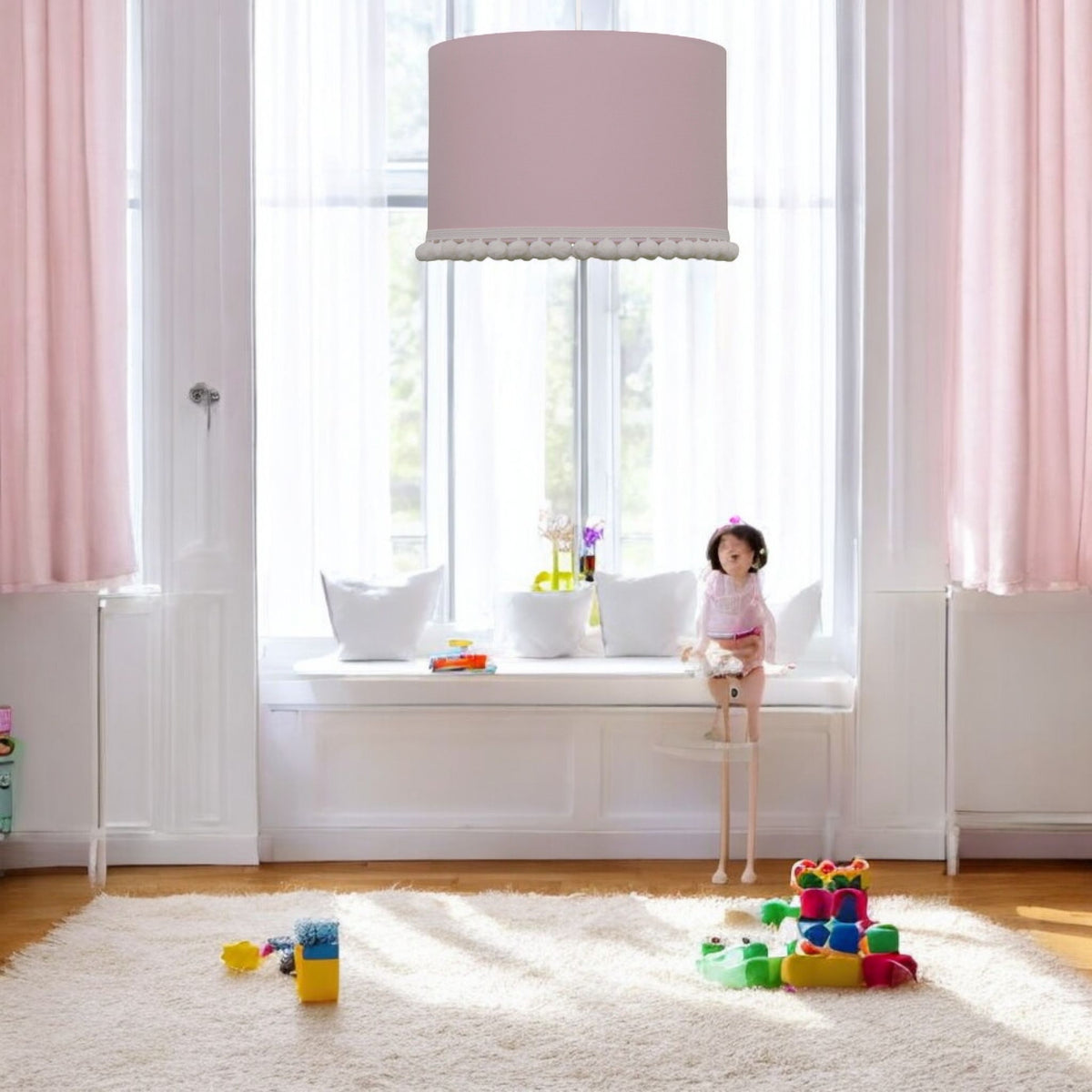 Lampa wisząca SWEET POMPONS dla dzieci