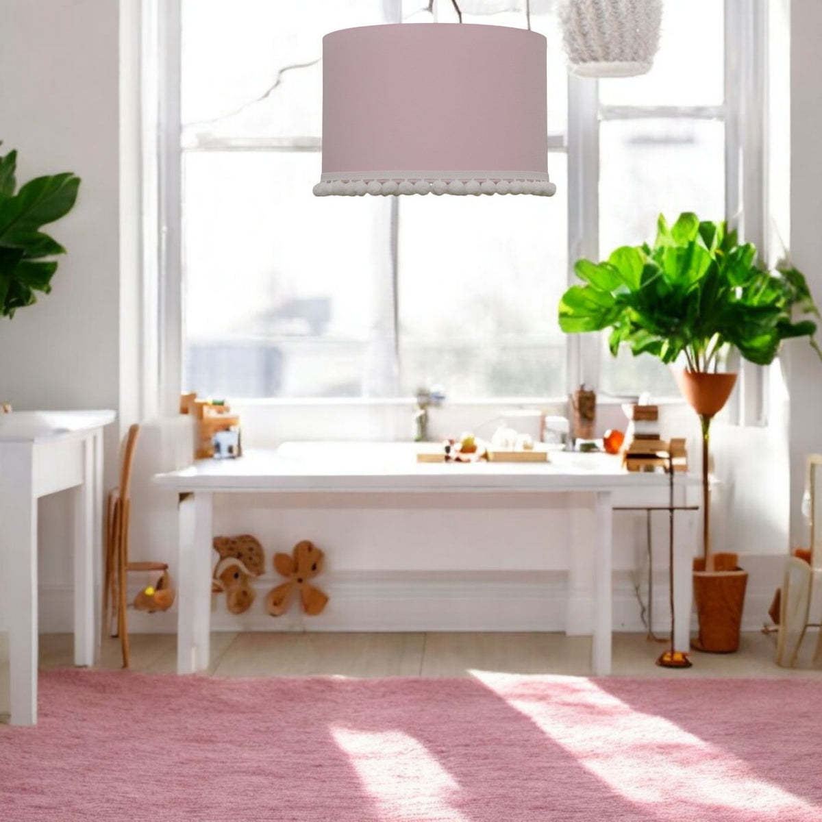 Hängelampe SWEET POMPONS für Kinder