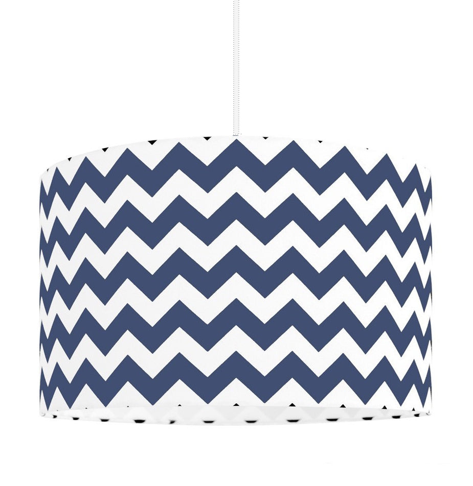 CHEVRON pendant lamp navy blue