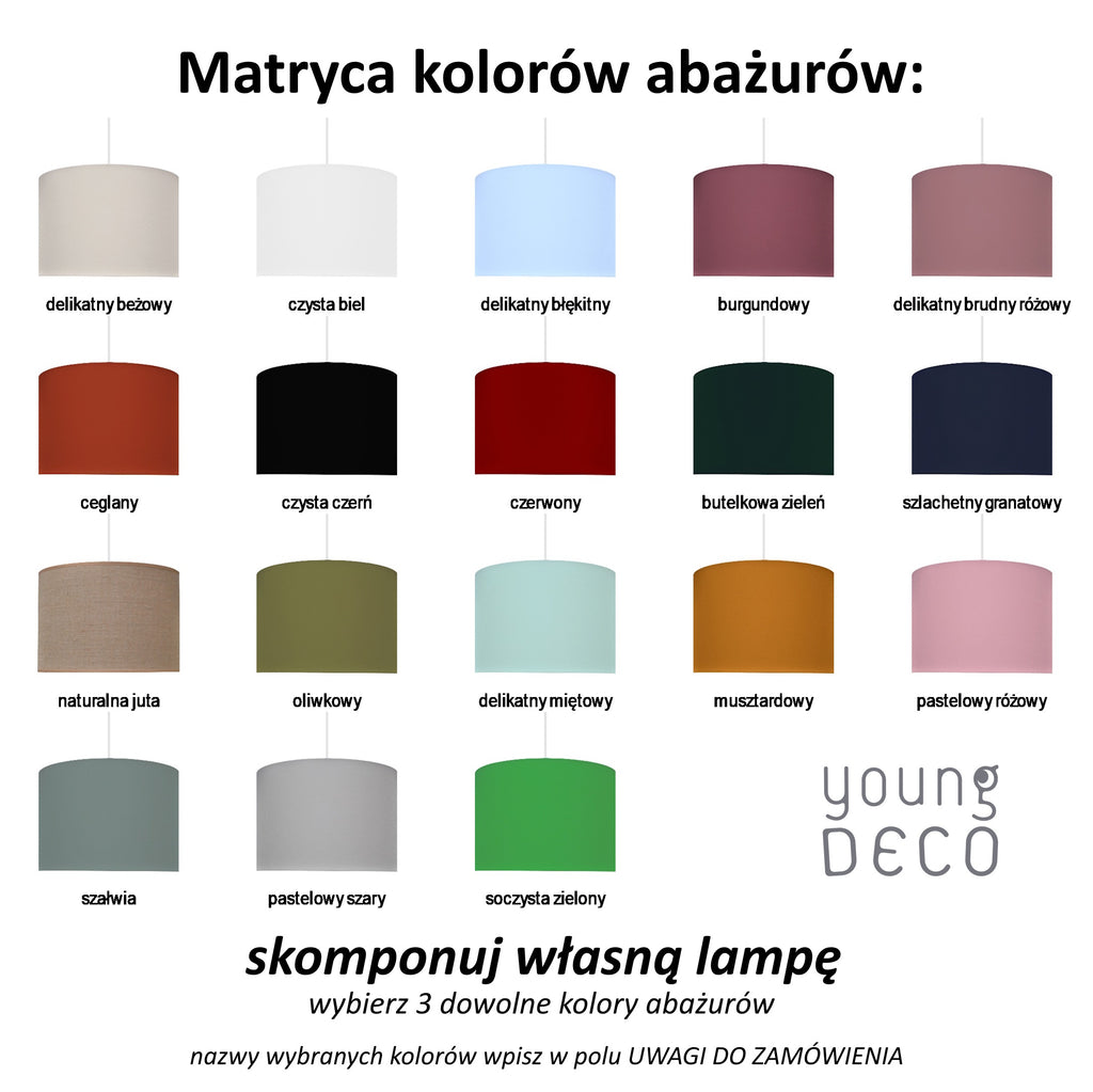 Lampa wisząca WV dla dzieci